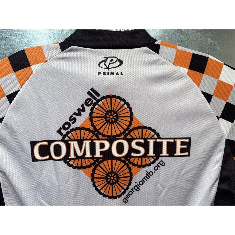 Primal Cycling Jersey Small Roswell Composite Men's Sport Cut Raglan  NEW w/Tags